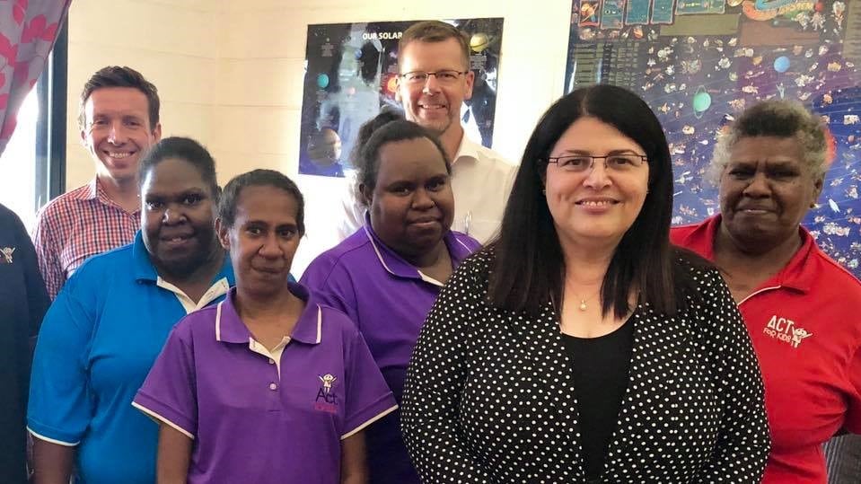 Minister for Education visits Napranum Safe House - Act for Kids